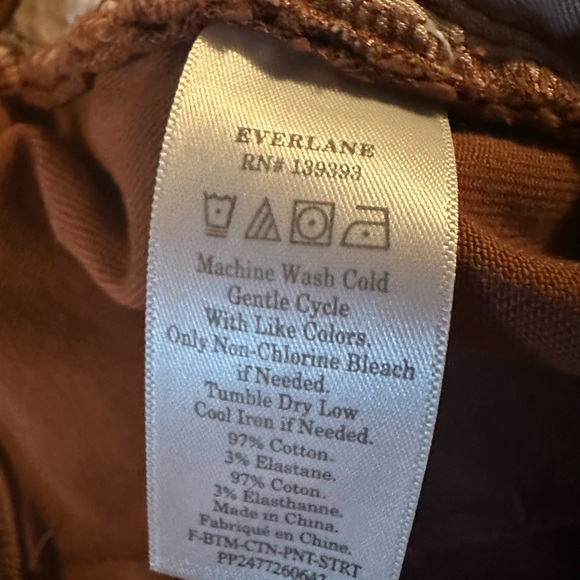 Everlane Brown Straigh Leg Jeans/Pants - Picture 9 of 9
